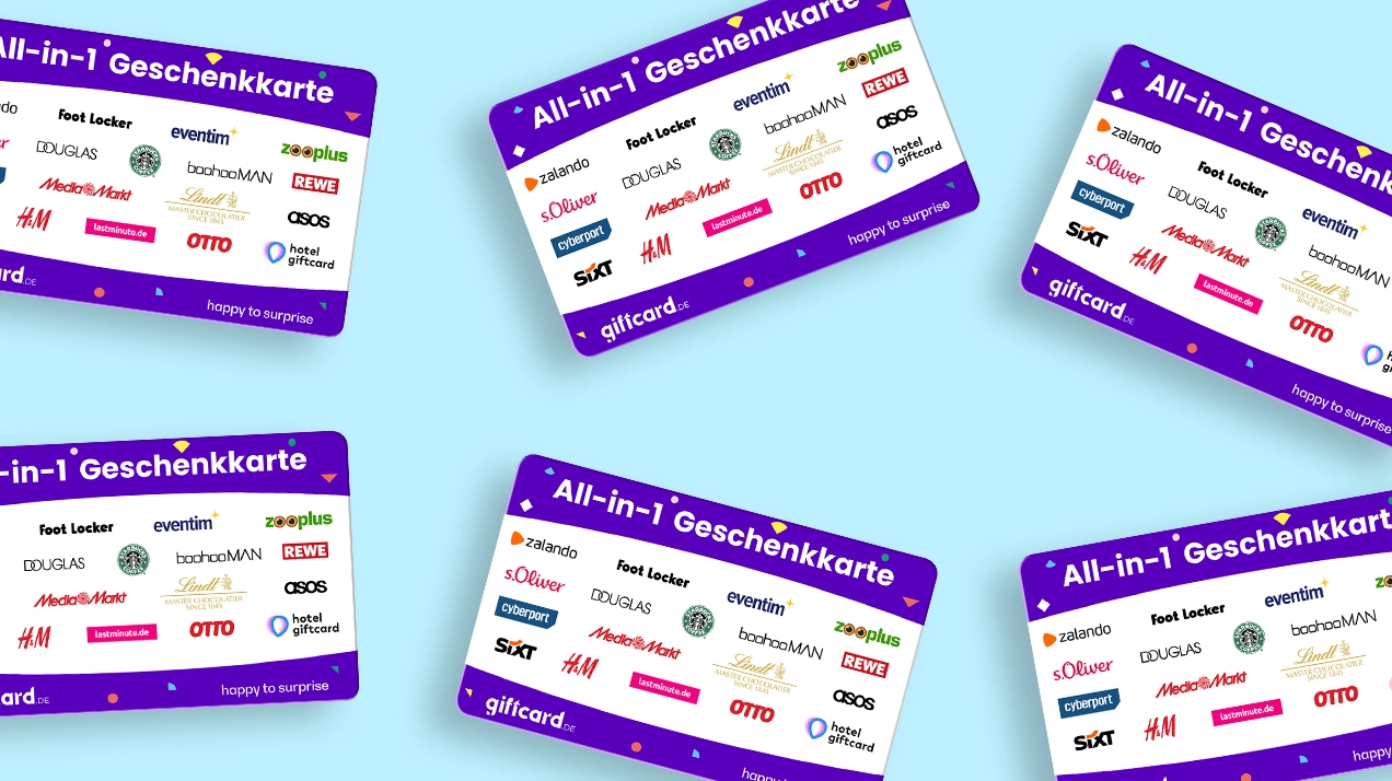 All-in-1 Geschenkkarte